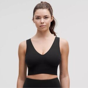 Lululemon Black Align V-neck‎ Super Soft Bra 12